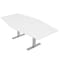 Skutchi Designs 45.25 in W, 71.5 in L, 29 in H, Engineered Wood Top, White HAR-HEX.IR-46x72-T-XD09 - alternate 1